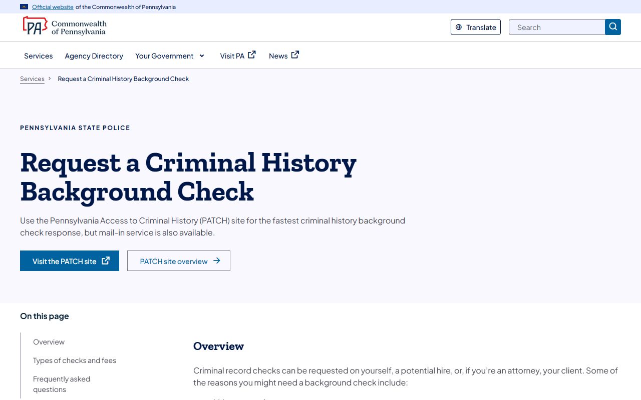 Fulton County arrest records and court charges Pennsylvania Megan's Law registry source