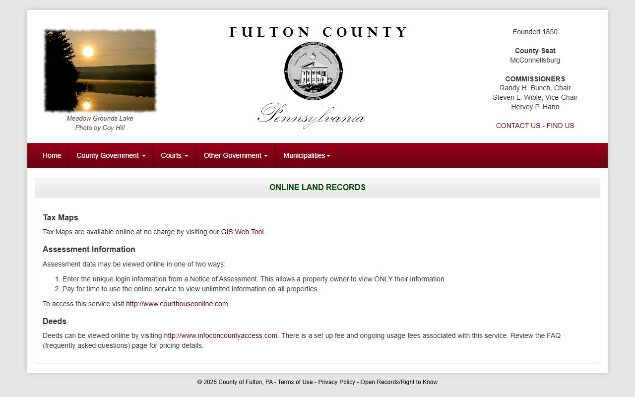 Fulton County Orphans' Court records Supreme Court of Pennsylvania